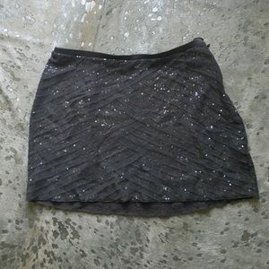 Chan Luu Sequin Mini Skirt